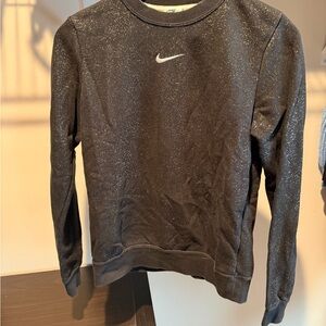 Nike Black Glitter Crewneck
